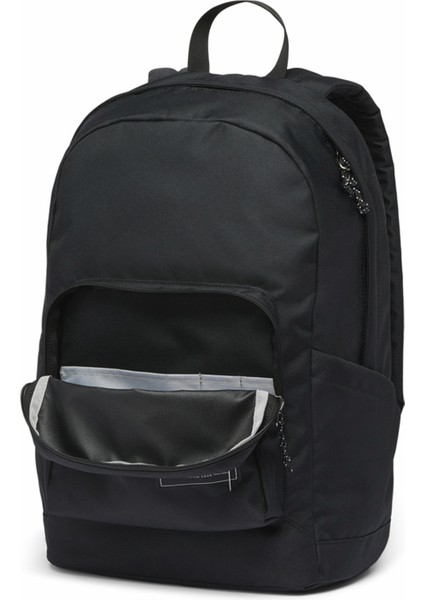 2094411010_UU4647 Siyah Unisex Deri Sırt Çantası