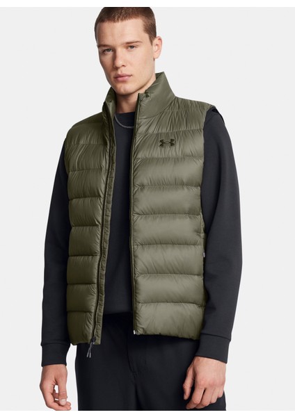 Haki Erkek Fermuarlı Yaka Normal Kalıp Yelek 1385838-390 Legend Down Vest