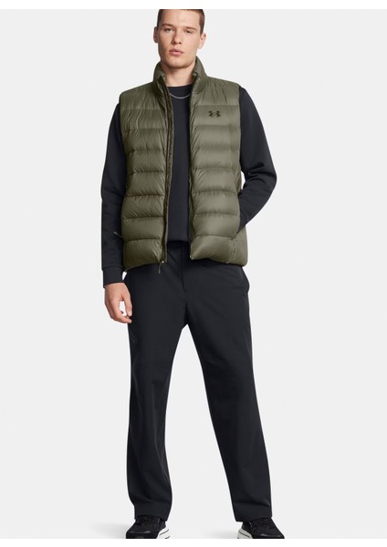 Haki Erkek Fermuarlı Yaka Normal Kalıp Yelek 1385838-390 Legend Down Vest modelleri