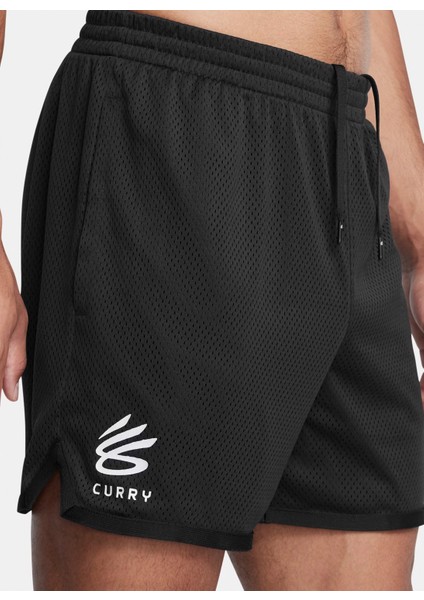 Siyah Erkek Lastikli Bel Normal Kalıp Şort 1387092-001 Curry Splash Short