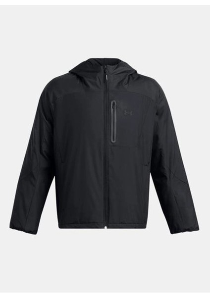 Siyah Erkek Fermuarlı Yaka Normal Kalıp Zip Ceket 1388902-001 Unstoppable Ins Jacket fırsatları