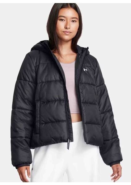 Beyaz Kadın Fermuarlı Yaka Normal Kalıp Zip Ceket 1389183-100 Lw Insulate Jacket