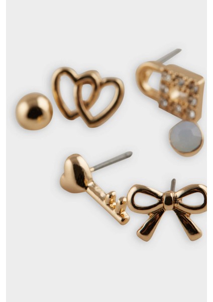 Kadın 6'lı Gold Küpe E4436AXNS modelleri