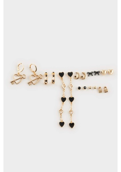 Kadın 9'lu Gold Küpe E4448AXNS