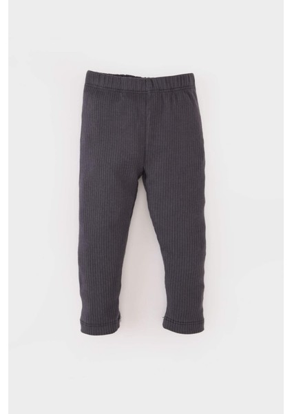 Erkek Bebek Beli Lastikli Fitilli Kaşkorse Basic Düz Tayt E5258A525SP