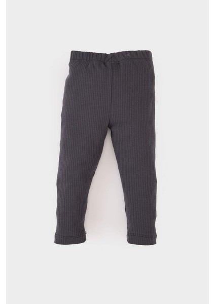 Erkek Bebek Beli Lastikli Fitilli Kaşkorse Basic Düz Tayt E5258A525SP