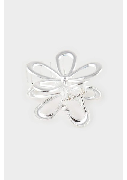 Kadın Çiçek Görünümlü Silver Toka E4195AXNS modelleri