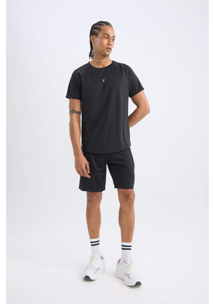 Slim Fit Dar Kesim Sporcu Standart Paça ŞORT V3030AZ25SP