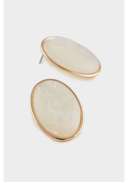 Kadın Gold Detaylı Halka Küpe E3983AXNS fiyatları