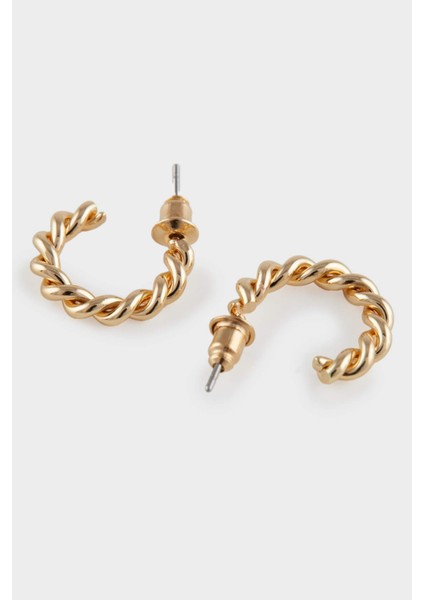 Kadın 2'li İncili Gold Küpe E3989AXNS modelleri