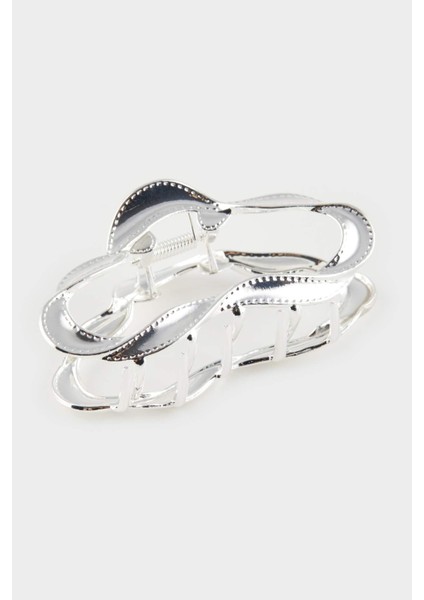 Kadın Silver Mandal Toka E4196AXNS
