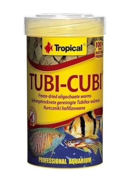 Tubi Cubi Kurutulmuş Balık Yemi 100 ml 10 gr