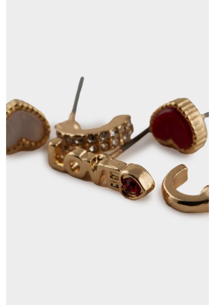 Kadın 6'lı Gold Küpe E4061AXNS fırsatları