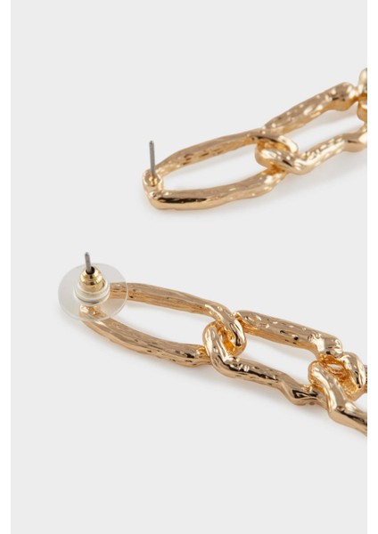 Kadın İncili Zincir Detaylı Küpe E3977AXNS modelleri