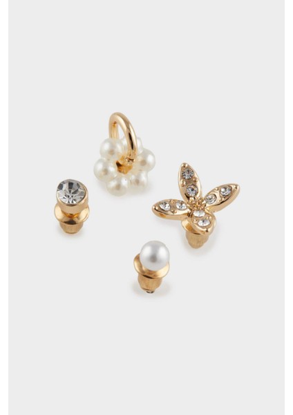 Kadın 6'lı Gold Küpe E4435AXNS fiyatları