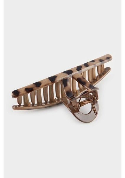 Kadın Leopar Desenli Mandal Toka E5741AXNS modelleri