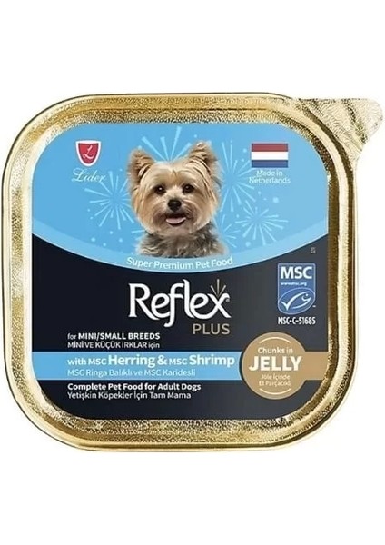 Ringa Balıklı ve Karidesli Küçük Irk Konserve Yetişkin Köpek Maması 85 gr