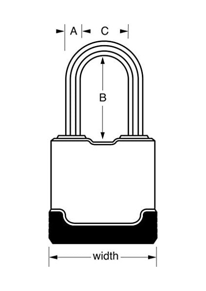 Asma Kilit 48 mm Vinil Kaplama Lamine Çelik Lock Excel Yeni