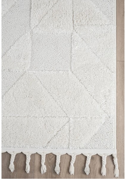 Northvay Bukleli Yumuşak Peluş Post Iskandinav Oturma Odası Salon Halısı 68108