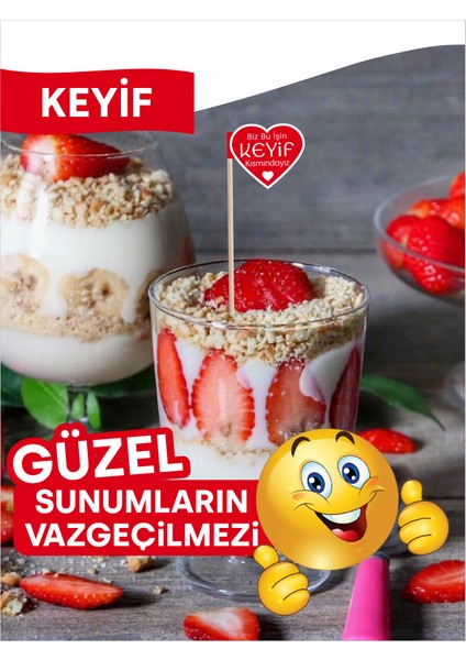 Biz Bu Işin Keyif Kısmındayız Yazılı Bayrak Kürdan