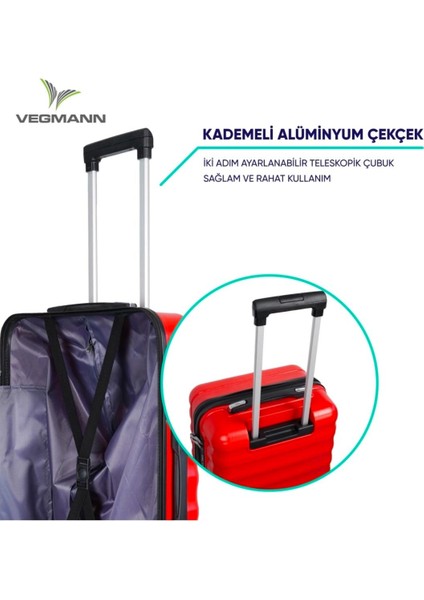 Delphin Kırılmaz Dayanıklı 3'lü Valiz Seti & Bavul Seti fiyatları