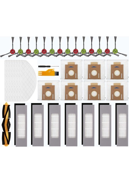 Ecovacs Deebot Ozmo N8 Pro/n8 Pro+ Için Yedek Aksesuarlar (Yurt Dışından)