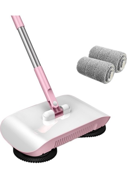 2'si 1 Arada El Itmeli Elektrikli Süpürge Seti Ev Süpürgesi Süpürge Tozpanı (Pembe) (Yurt Dışından)