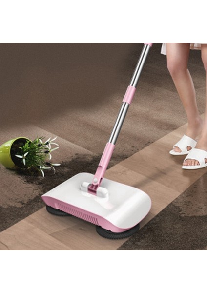 2'si 1 Arada El Itmeli Elektrikli Süpürge Seti Ev Süpürgesi Süpürge Tozpanı (Pembe) (Yurt Dışından) fırsatları