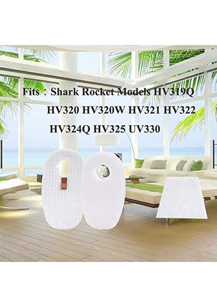 Shark Rocket Deluxe Pro HV320 HV319Q HV324Q HV325 UV330 Için Filtre (Yurt Dışından)