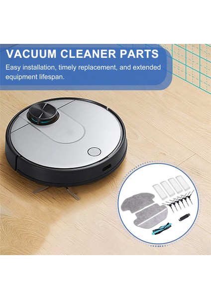 Fırça Paçavralar Silindir Hepa Filtresi Xiaomi Mop P Viomi V2 Pro V3 Se V-RVCLM21B Aksesuarları Robot Süpürge Parçaları (Yurt Dışından)