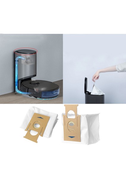 62 Adet Ecovacs Deebot Ozmo T8 T8 Aıvı Elektrikli Süpürge Bezleri Toz Torbası (Yurt Dışından) fiyatları