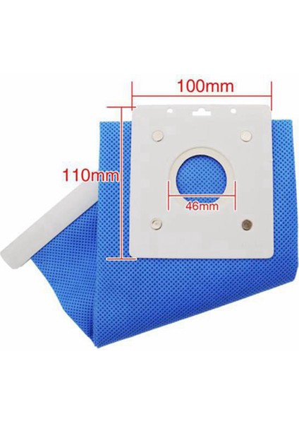 10 Paket Yedek Çöp Torbası Elektrikli Süpürge Toz Torbası (Yurt Dışından)