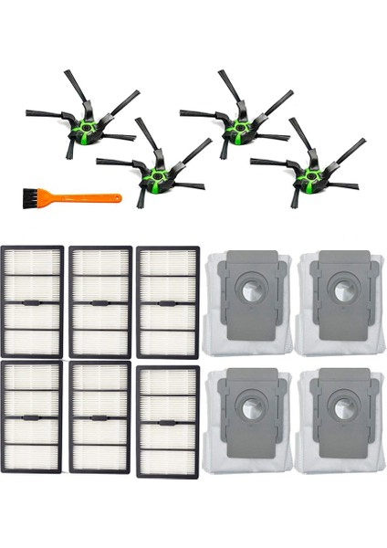 Irobot Roomba S9+ S9 S9 Plus Robot Için Yan Fırça Filtreleri Torbaları Parçaları (Yurt Dışından)