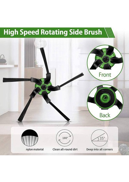 Irobot Roomba S9+ S9 S9 Plus Robot Için Yan Fırça Filtreleri Torbaları Parçaları (Yurt Dışından)