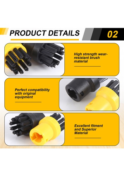 Karcher Sc1 Sc2 Sc3 Için 8 Paket El Aleti Nozul Kıl Fırçaları (Yurt Dışından) indirimleri