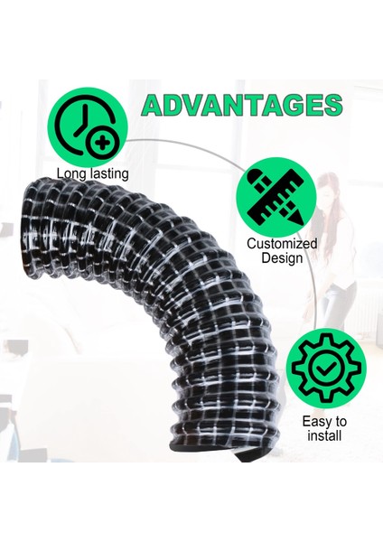 Shark Rocket Vacuum HV300, HV302, HV320, HV321, HV322 Için 3 Adet Hortum (Yurt Dışından)