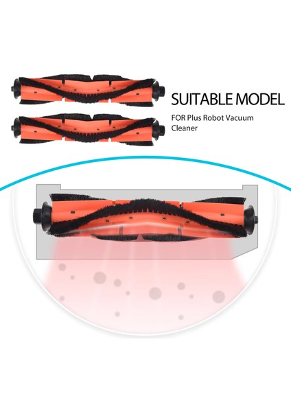 Roidmi Eve Plus Robot Ana Fırça Hepa Filtre Yan Fırça Için 12 Adet (Yurt Dışından) indirimleri