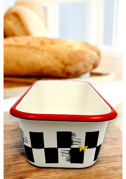 30/13 Emaye Baton Kek Ekmek Kalıbı 1,7lt Fırın, Pişirme, Pasta, Çeyiz, modelleri