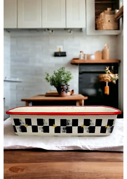 30/13 Emaye Baton Kek Ekmek Kalıbı 1,7lt Fırın, Pişirme, Pasta, Çeyiz, fırsatları