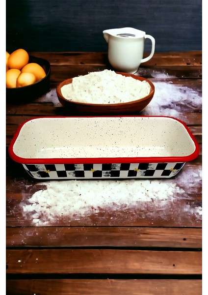 30/13 Emaye Baton Kek Ekmek Kalıbı 1,7lt Fırın, Pişirme, Pasta, Çeyiz, indirimleri