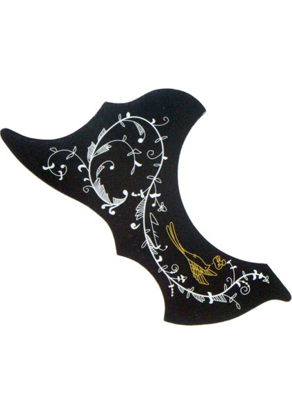 41IN Akustik Pickguard Çiçek Kuş Çizilmez Parçalar Sağ El (Yurt Dışından)