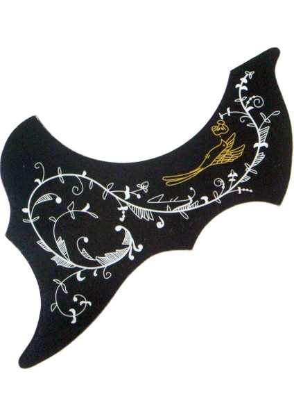 41IN Akustik Pickguard Çiçek Kuş Çizilmez Parçalar Sağ El (Yurt Dışından)