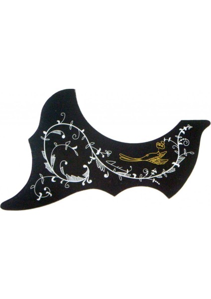 41IN Akustik Pickguard Çiçek Kuş Çizilmez Parçalar Sağ El (Yurt Dışından)