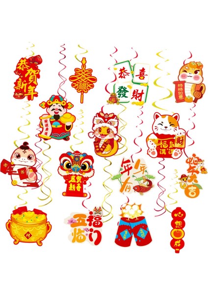 2025 Çin Yeni Yılı Oturma Odası Kutlama Ev Için Asılı Süslemeler (Yurt Dışından) fiyatları