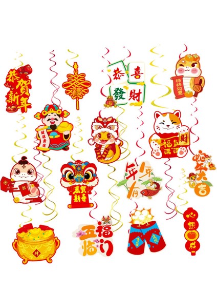 2025 Çin Yeni Yılı Oturma Odası Kutlama Ev Için Asılı Süslemeler (Yurt Dışından) modelleri