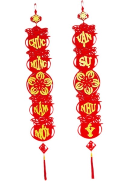 Vietnam Yeni Yılı Beyitleri Kutlama Tatili Için Ev Dekorasyonu Dış Mekan (Yurt Dışından) modelleri