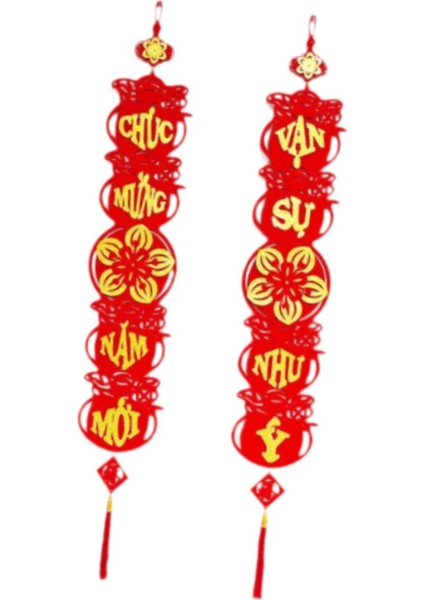Vietnam Yeni Yılı Beyitleri Kutlama Tatili Için Ev Dekorasyonu Dış Mekan (Yurt Dışından) fırsatları