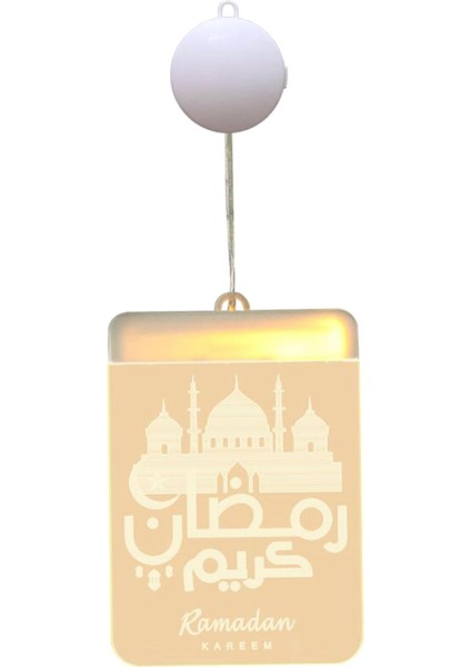 Akrilik Ramazan Eid Mubarak LED I I Dekorasyon 1 (Yurt Dışından)