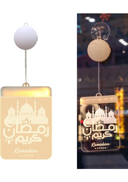 Akrilik Ramazan Eid Mubarak LED I I Dekorasyon 1 (Yurt Dışından) fırsatları