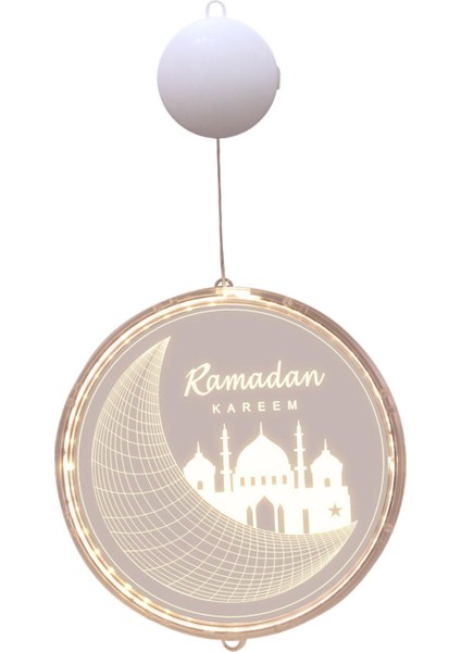 Ramazan Asılı Işık Süs Powered Yuvarlak 9.4 Inç Parlak Sı B (Yurt Dışından) fiyatları